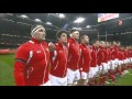 Hymnes galles  angleterre tournoi des 6 nations 2013 anthems walesengland 2013