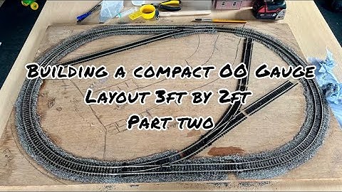 Building a compact OO Gauge Model Railway Layout 3ft by 2ft | Part Two Ballast