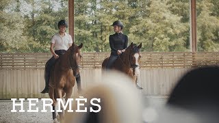 Hermès | At one with the horse: bareback riding with Jessica von Bredow-Werndl and Karen Polle