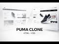 Puma Website Clone Using HTML CSS | Clean UI Frontend Project