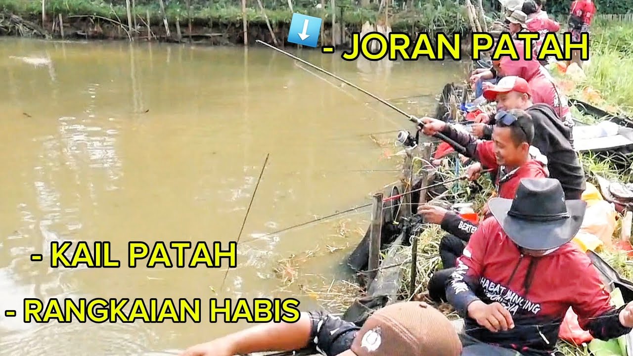GAWAT ‼️SAKING GANAS NYA IKAN,,JORAN SAMPE PATAH ‼️ MANCING BORONGAN BAWAL