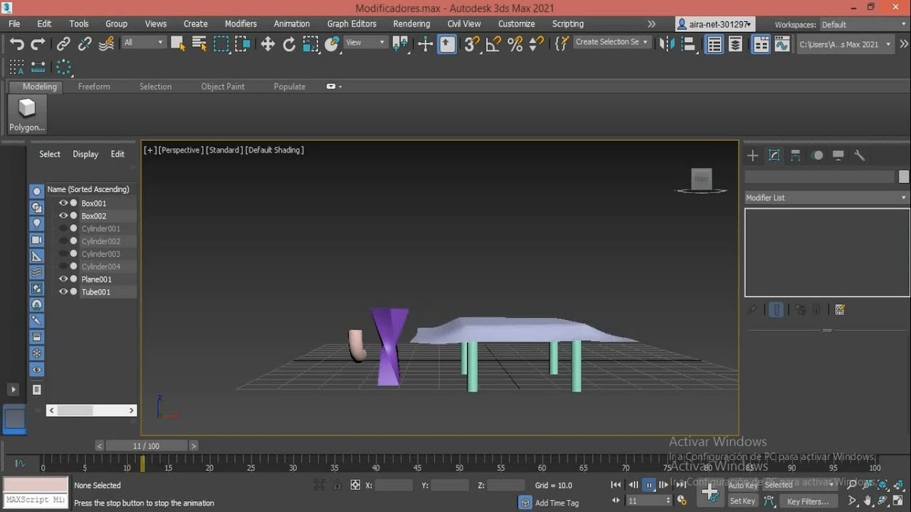 Modificadores 3ds Max - YouTube