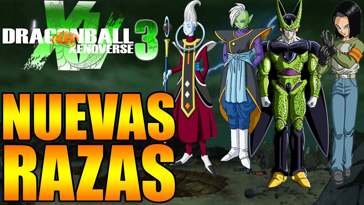 Dragon Ball Xenoverse 3 NUEVAS RAZAS TODAS LAS OPCIONES ...