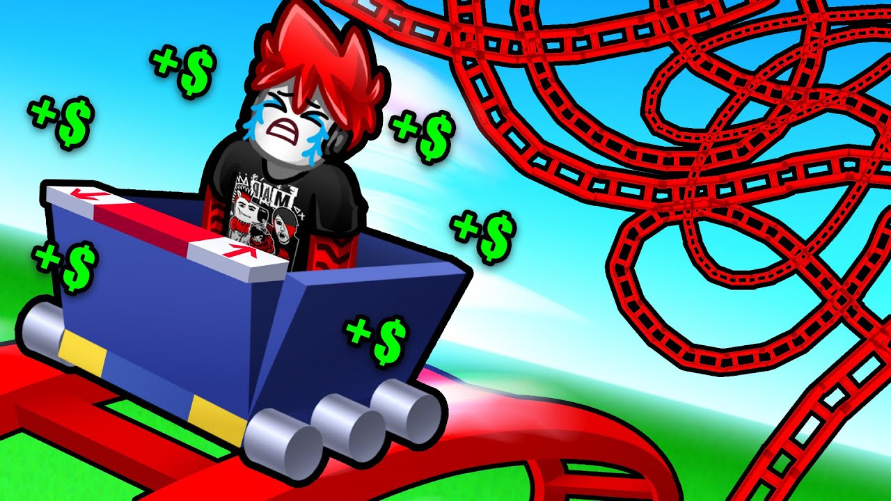 Roblox : Build a Roller Coaster 🎢 ฉันสร้างรถไฟเหาะขั้นเทพ ทำเงินระดับพันล้าน !!!