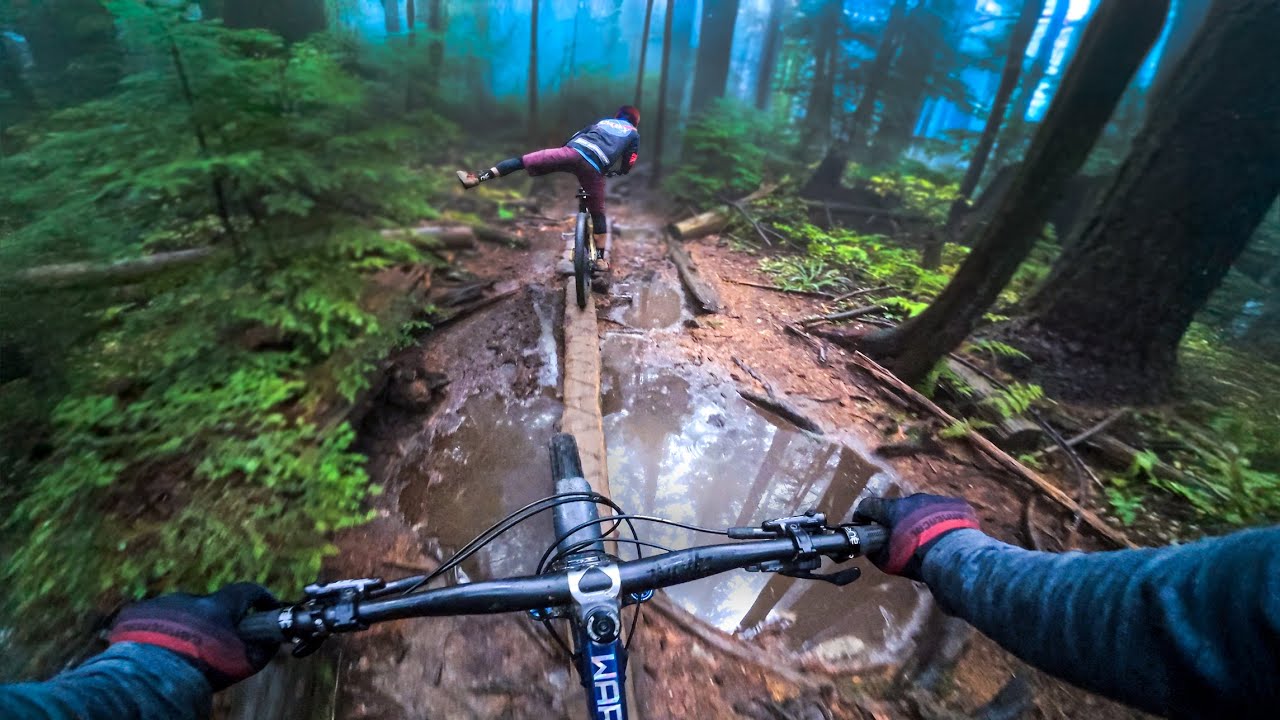 Езда по самым сложным трассам в самых плохих условиях