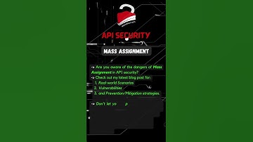 API Security: Mass Assignment in 30 sec 🤯🤯🔥 #security #shorts