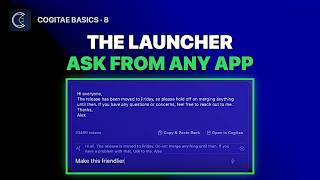 Information Cogitae Basics 8: The Launcher Update
