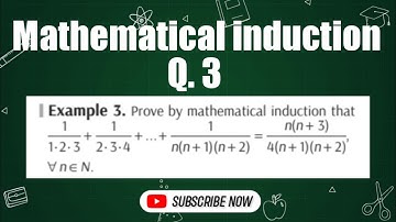 The value of 1/1.2.3+1/2.3.4+....+1/n(n+1)(n+2) is what? | Mathematical induction | Proof