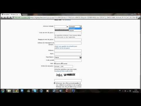 Inscription windows live messenger