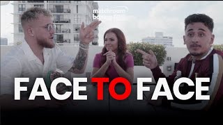 ⁣Jake Paul Face 2 Face With AnesonGib (Fight Day)