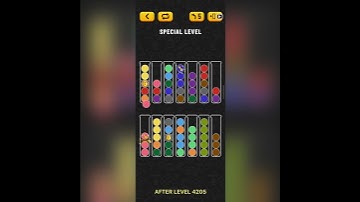 Ball Sort Special Level - Locked Ball (after Level 4205)