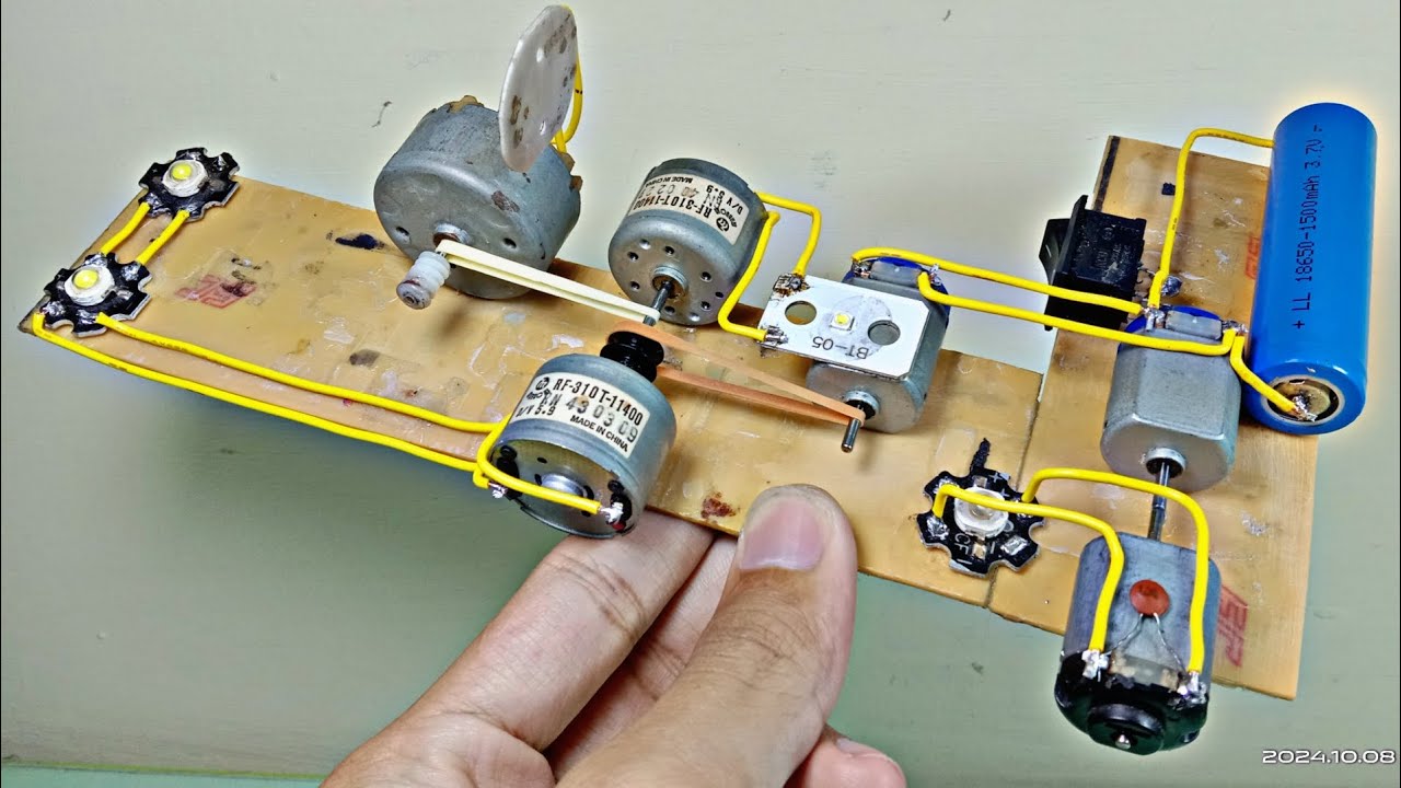 BUILDING A MINI ELECTRIC GENERATOR MACHINE PROTOTYPE, USING AMAZING ...