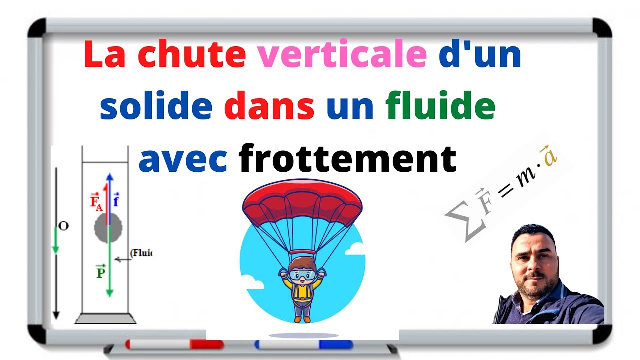Cours 2bac BIOF chute verticale dans un fluide ave frottement YouTube — free download