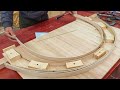 Amazing - Woodworking Idea Unique And Interesting From The Wood Strips // Make A Smart Round Table