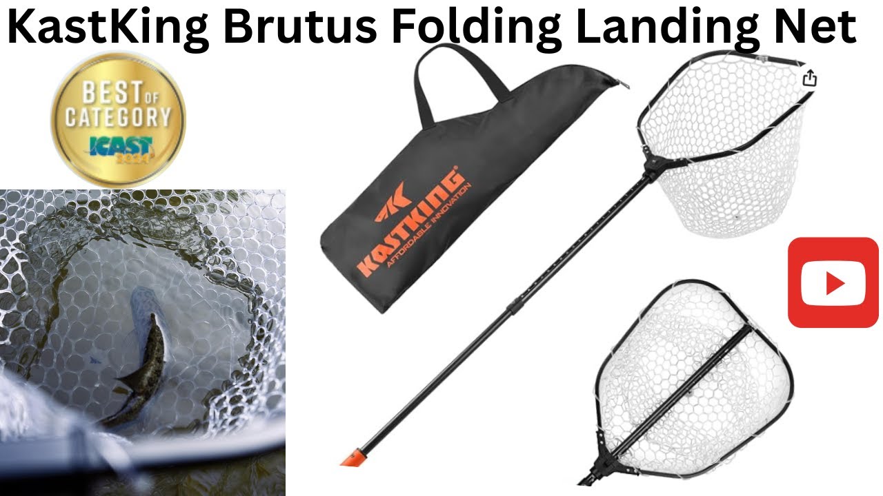 arr kast kings fishing nets any good KastKing Titanet Folding Landing Net, Extends to 26", PVC making it perfect for landing trophy fish BEST Budget Fishing Nets 2024