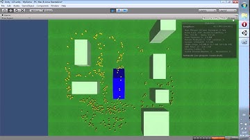 Unity3d Fast WayPoints test 300 physical bots