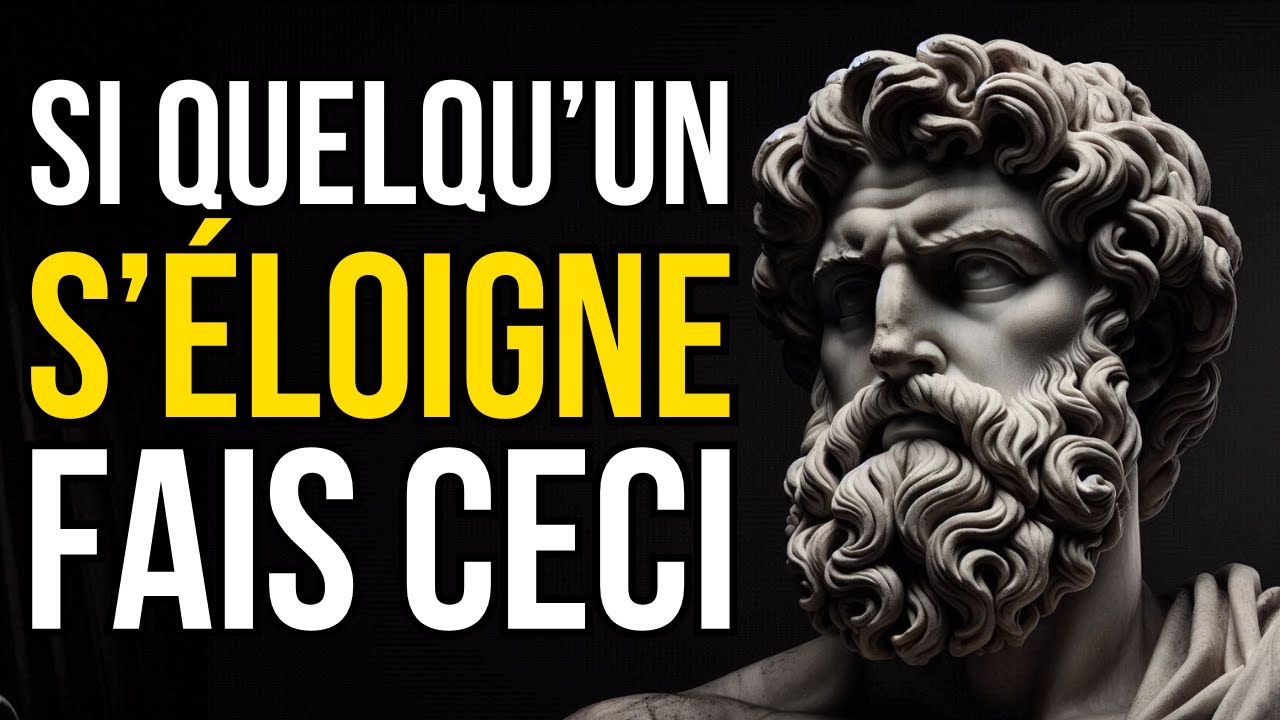 SI QUELQU'UN S'ÉLOIGNE ET T'IGNORE, fais ceci (2 choses qui FONCTIONNENT à 100 %) | Stoïcisme