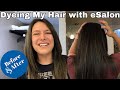 DYEING MY OWN HAIR WITH ESALON HAIR COLOR SUBSCRIPTION BOX - $10 off link in comments :)