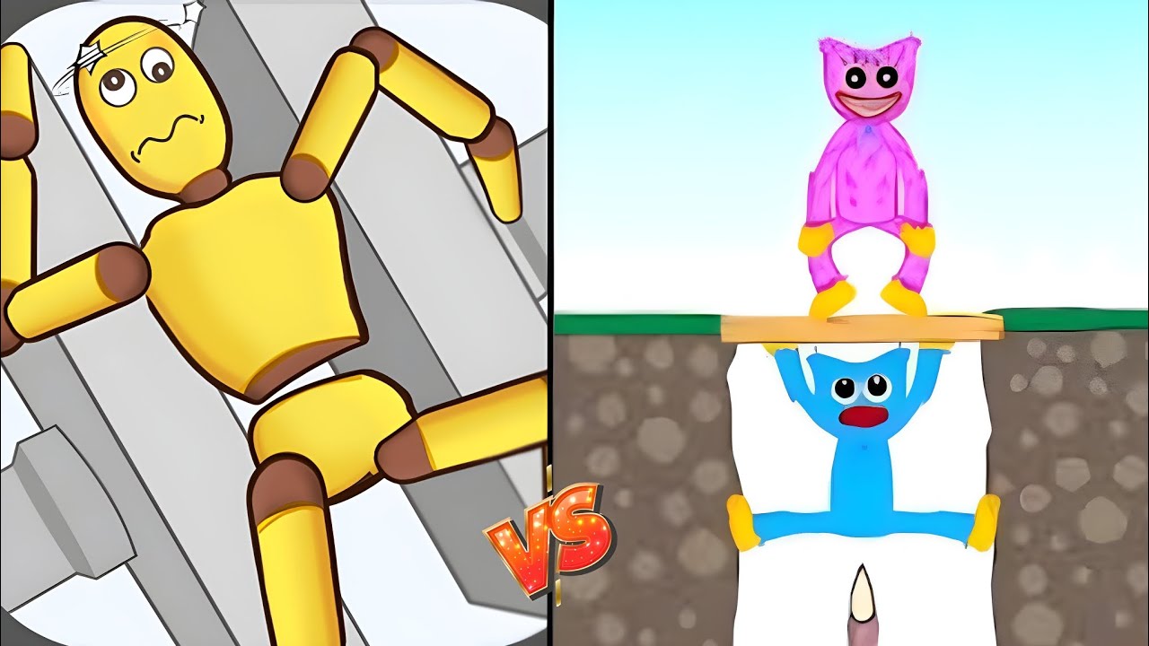 Ragdoll break 💔 vs huggy story 🧩 – Funniest Android Gameplay Battle 2025! Epic 005 