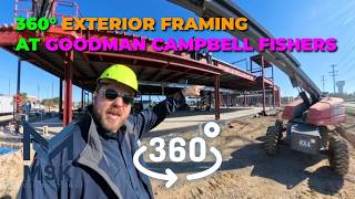 Full Healthcare Construction Progress (360°) | Exterior Framing | Goodman Campbell Fishers Guide