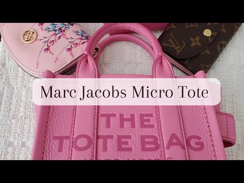 Marc Jacobs Unisex Fluffy Micro Tote Bag in Pink