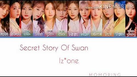 Iz*one secret story of swan color coded LYRICS