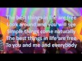 Hi-5 The best things in life are free Lyrics