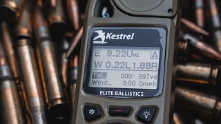 Kestrel Ballistic calculator