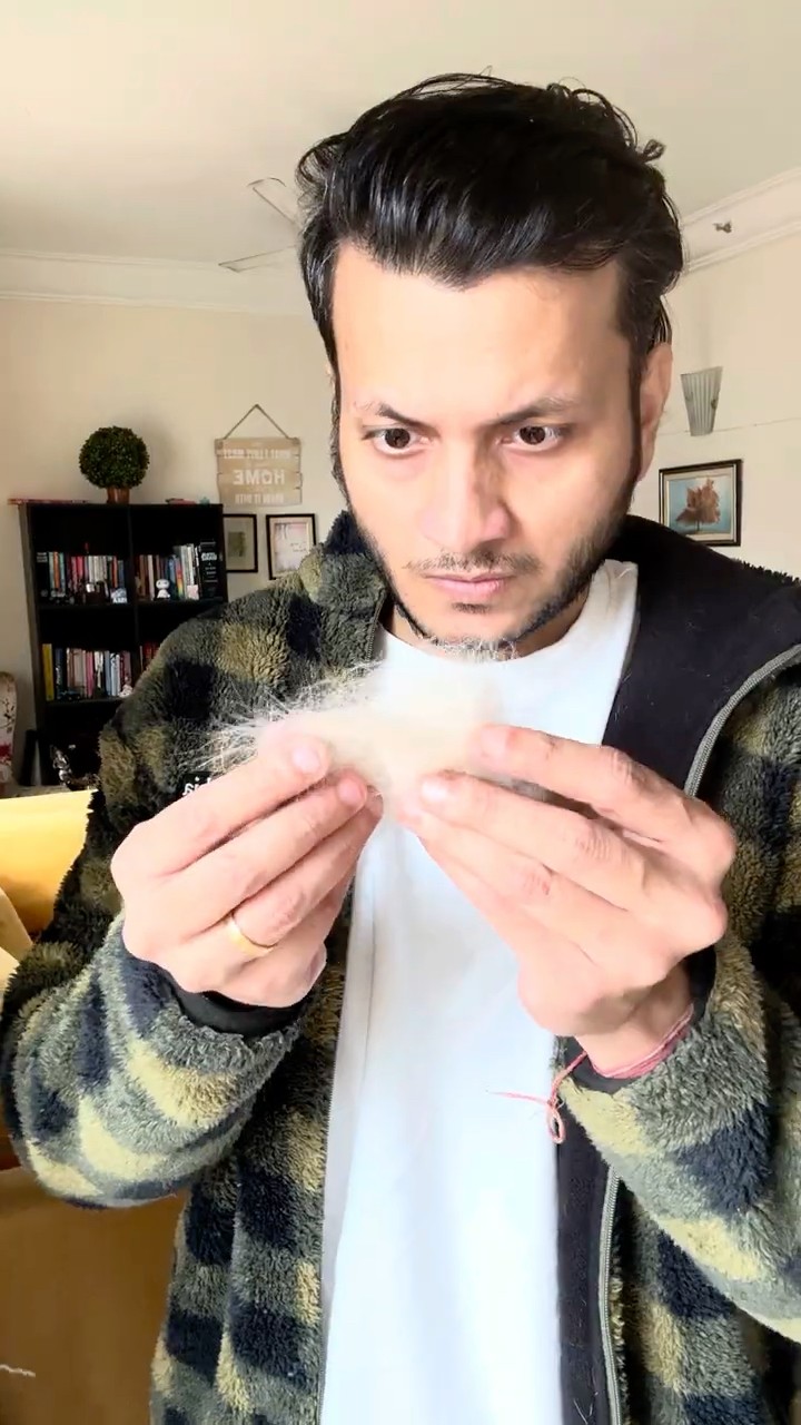 HAIR BALL ?⚾ #shorts #youtubeshorts #cricket #collection #unboxing