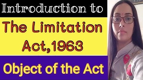 Introduction to the Limitation Act,1963 | #crashcourse | Judicary Exam