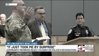 VIDEO: Goose Creek police chief resigns after 7 years, community members express shock