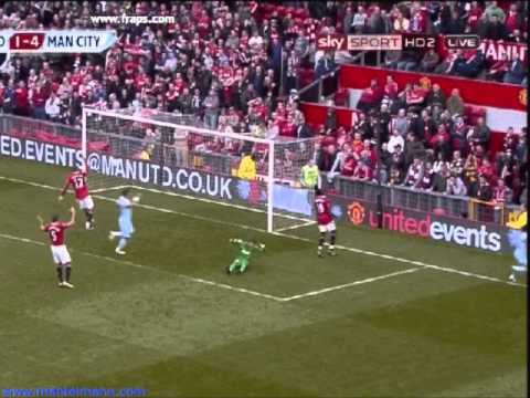 Man Utd 1 Manchester City 6 [HQ] derby day 23/10/2011 SIX ONE