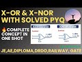 Logic Gates: XOR & XNOR Gate MCQs | Important Questions for SSC JE, RRB, GATE | Digital Electronics