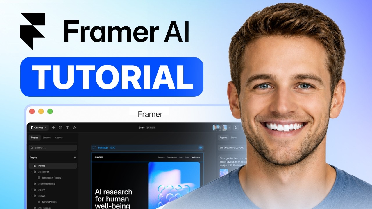 Framer Tutorial for Beginners 2026: How to Use Framer AI (Step by Step)