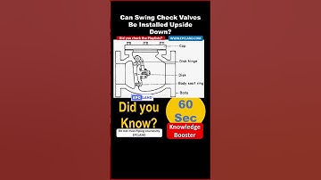 Can Swing Check Valves Be Installed Upside Down?