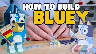 How to Build Bluey with LEGO | Follow along to make this sweet pup!