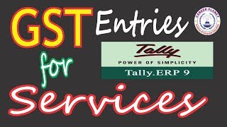 Tally ERP9-GST Accounting Entries for Services in Tally (Hindi) |GST for Service Purchase Sold screenshot 5