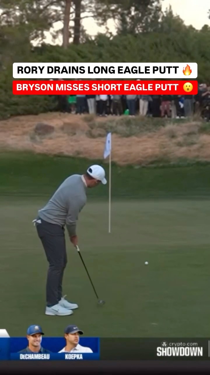 RORY \u0026 SCOTTIE WIN HOLE AND GET POINT ON LONG EAGLE PUTT ?? @ATT