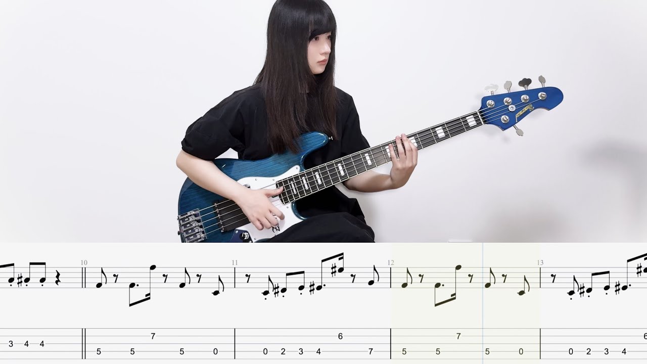 【Tab譜】TRIX - 春烂漫(bass cover)