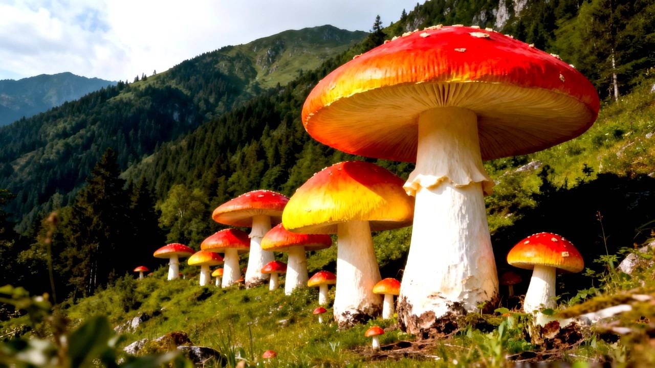 120秒沉浸式採蘑菇，二十分鐘爆篼，全是精品【川農小韓】#采蘑菇 #户外 #沉浸式采蘑菇 #美食 #eat #food