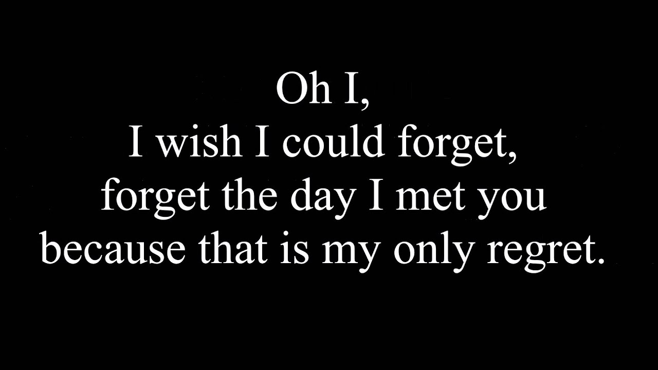The Dead Rabbitts - My Only Regret Lyrics akkoorden