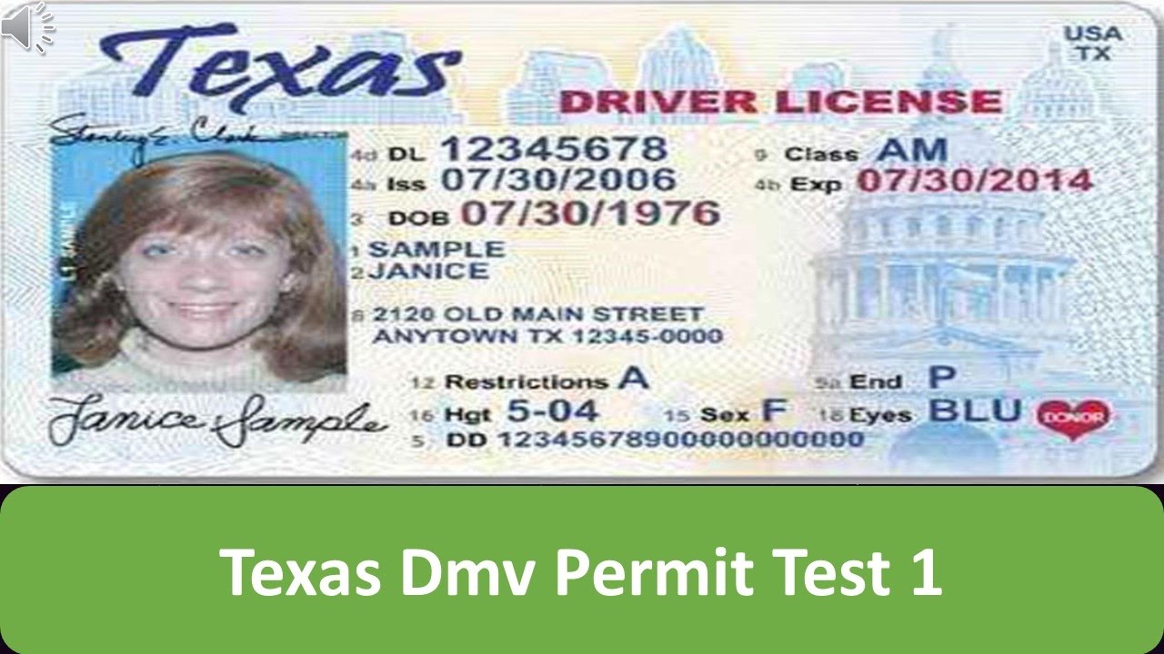 Texas DMV Permit Test 1 YouTube texas-dmv-permit-test-1-youtube
