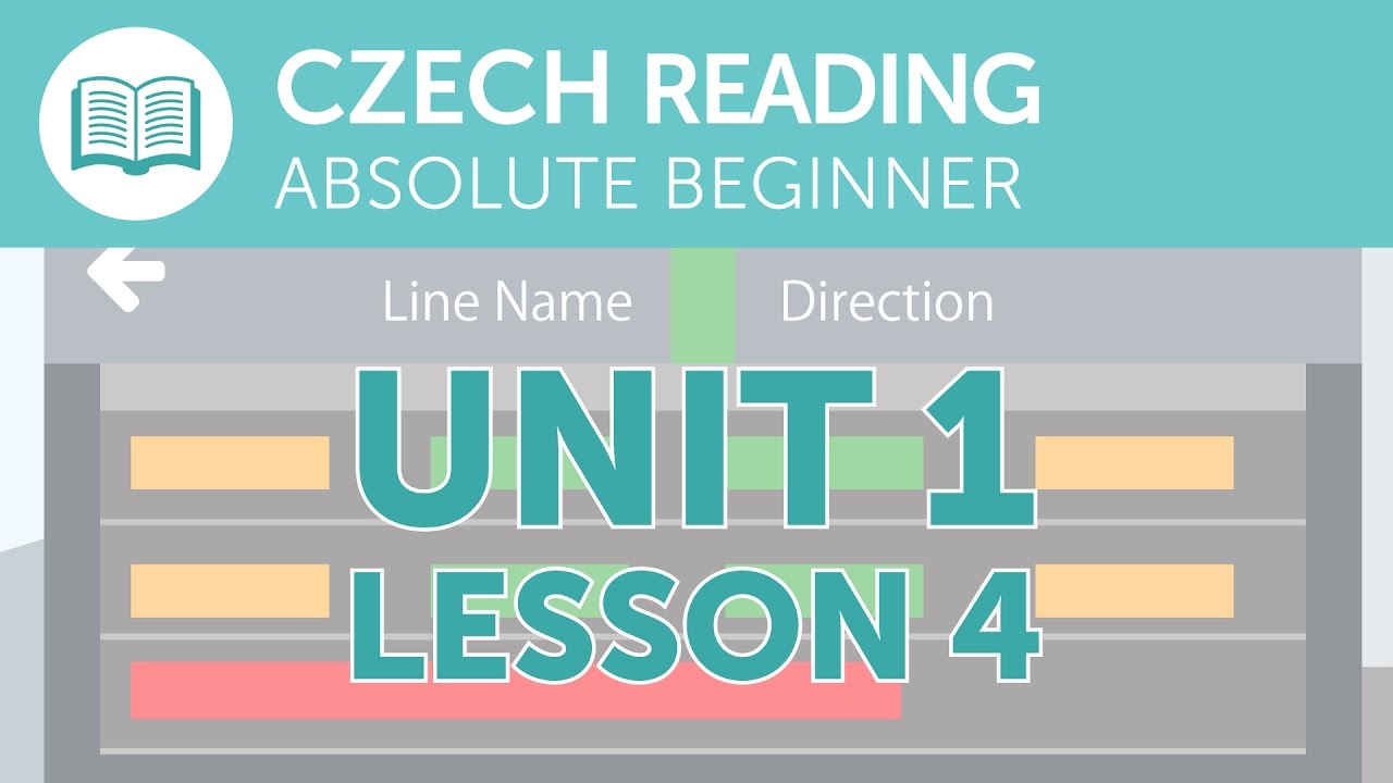 Czech Reading for Absolute Beginners - A Czech Notice at the Station