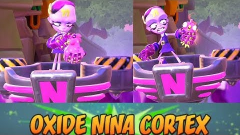 Crash Bandicoot: On the Run! Oxide Nina Cortex Defeated! Jewel 168