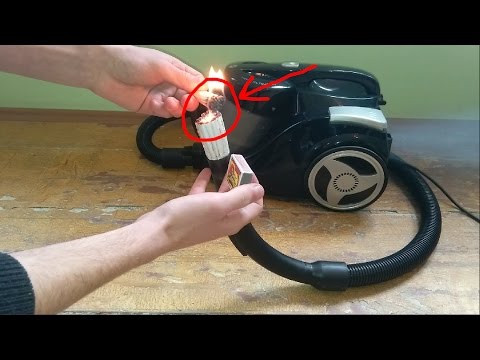 ექსპერიმენტი , რა მოხდება თუ სიგარეტს მოვაწევინებთ მტვერსასრუტს