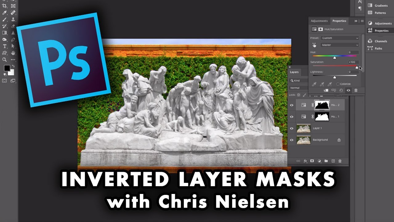 My Video Tutorial on Adjustment Layer Masks in Photoshop CC. - YouTube