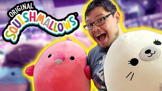 Saving HUGE SQUISHMALLOWS from the Giant Claw Machine!