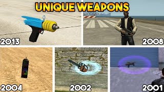 GTA : UNIQUE WEAPONS FROM EVERY GTA (WHICH IS BEST?)