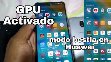 COMO ACTIVAR la GPU turbo de nuestro HUAWEI Y9 prime 2019 sirve para cualquier Huawei en 2022