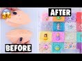 20 EXTREME SLIME PALETTE MAKEOVERS! *fixing my 2 year old slime